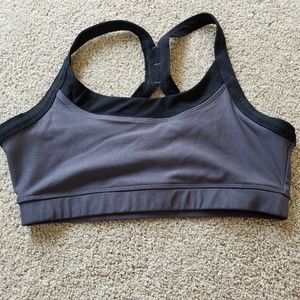 Avia size M grey and black sports bra